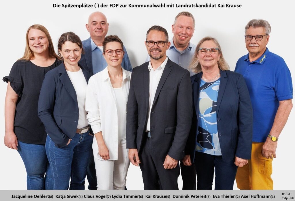 Sitzplätze der FDP