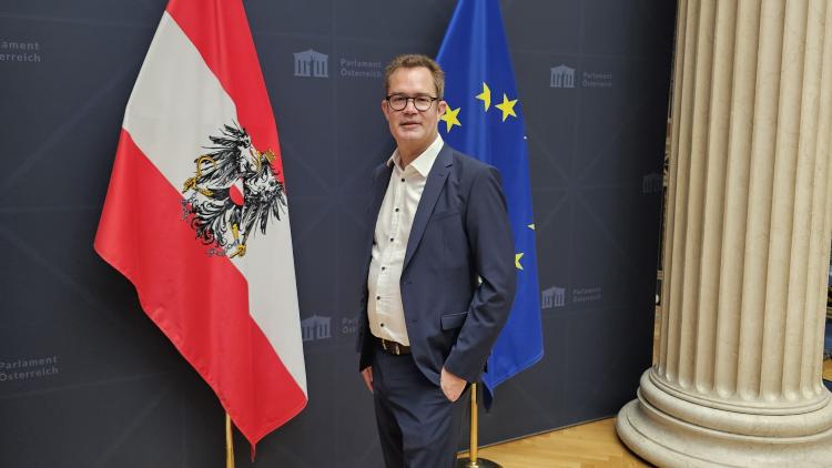 Besuch von Andreas Gerrath bei den Neos in Wien